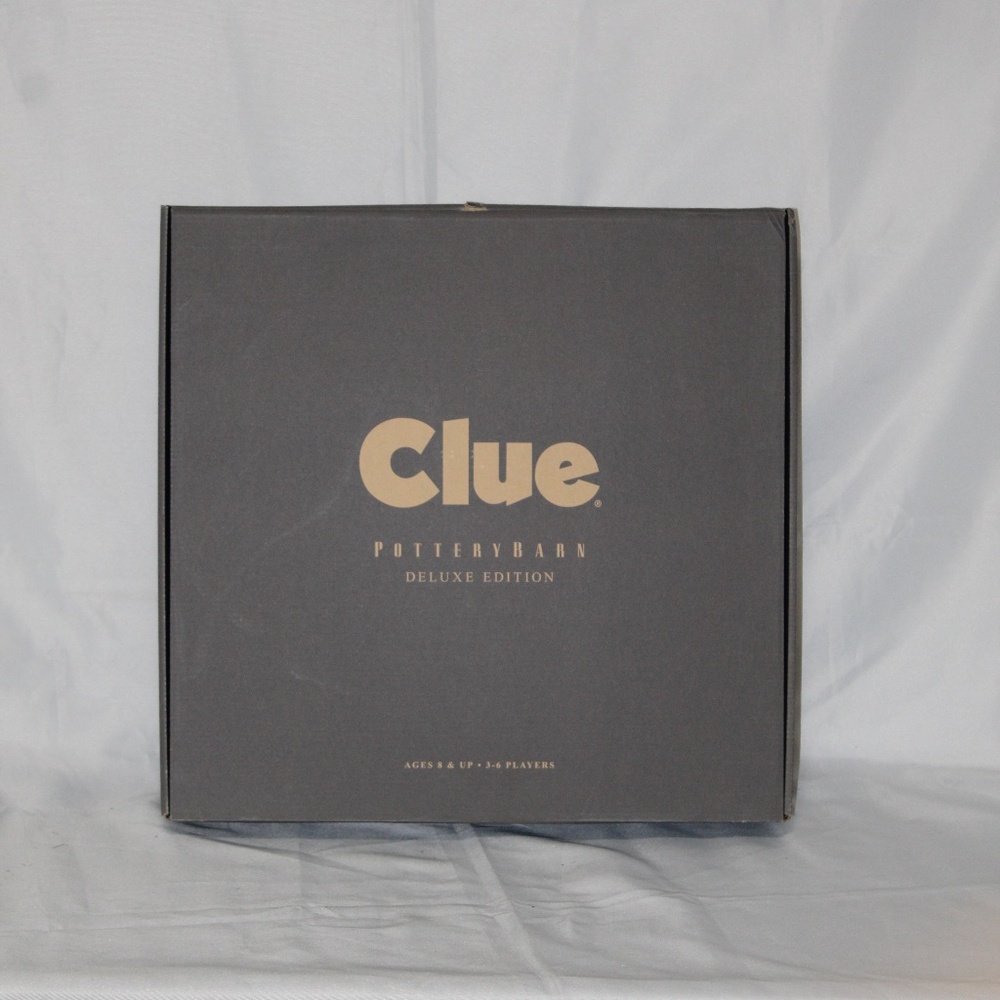 Pottery Barn Clue Deluxe Set.  Wooden Box.  Luxury Edition